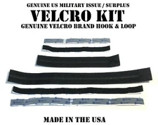 GENUINE 1/2 x 10 & 16 SELF ADHESIVE LOOP w/ MOUNTED HOOK US MILITARY MRAP USGI 