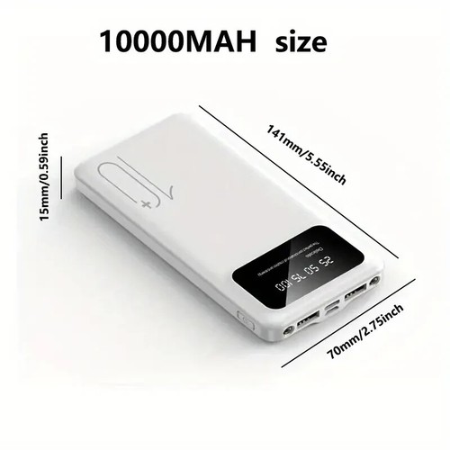 10000mAh Portable Power Bank Fast Charger Dual USB Battery Pack iPhone Samsung - 第 9/14 張圖片