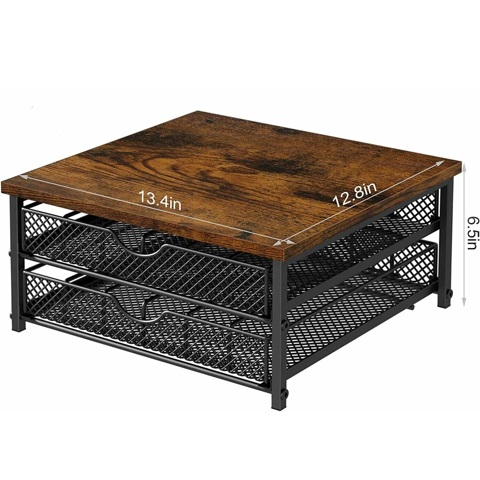 Soporte para 72 cápsulas de café para mostrador cajón de café para taza K cajón de almacenamiento cesta Foto 3 de 4