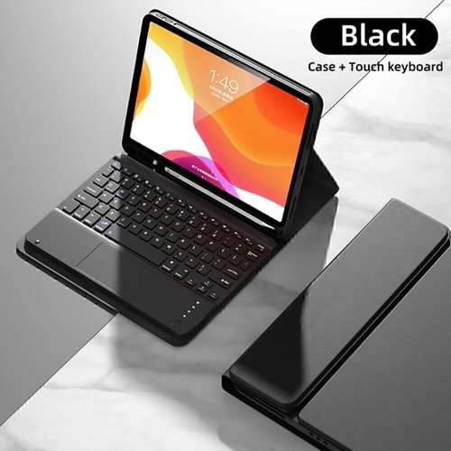 Touchpad Keyboard For iPad 7/8/9/10th Gen Air 6 5 4 3 Pro 11'' Smart Case Cover - Picture 22 of 52