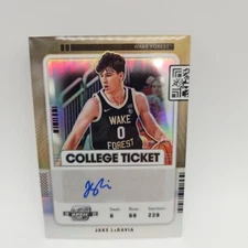 2022 Chronicles #CO-JLA Jake LaRavia Contenders Optic Draft Picks 23/99 Silver 