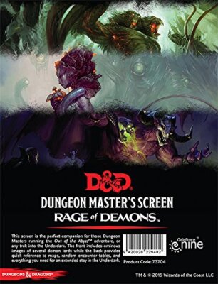 Dungeons & Dragons Rage of Demons: DM Screen - English