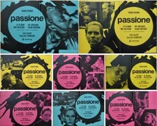 PASSION OF ANNA Italian fotobusta movie posters x8 INGMAR BERGMAN LIV ULLMAN 69