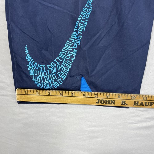 Nike Swim Men's JDI Swoosh 9" Midnight Navy Volley Shorts (NESSC475-440) Size S - Picture 9 of 11
