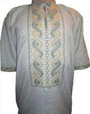 Ukrainian embroidered shirt for man, sorochka, vyshyvanka of cotton, 4 models