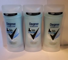 3 Degree Antiperspirant  Deodorant, Ultra Clear Black White, 2.6 Oz, Pure Clean