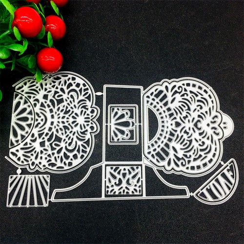 Gift Box Metal Cutting Dies Candy Bag Scrapbooking Embossing Stencils DIY Card F - Picture 8 of 10