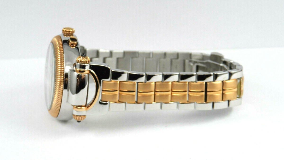 Tommy Bahama x Swarovski Rose Gold Floral Double Wrap Watch NIB Tommy Bahama TB4059 Rose Gold & Silver Tone Chronograph MOP  main image 2