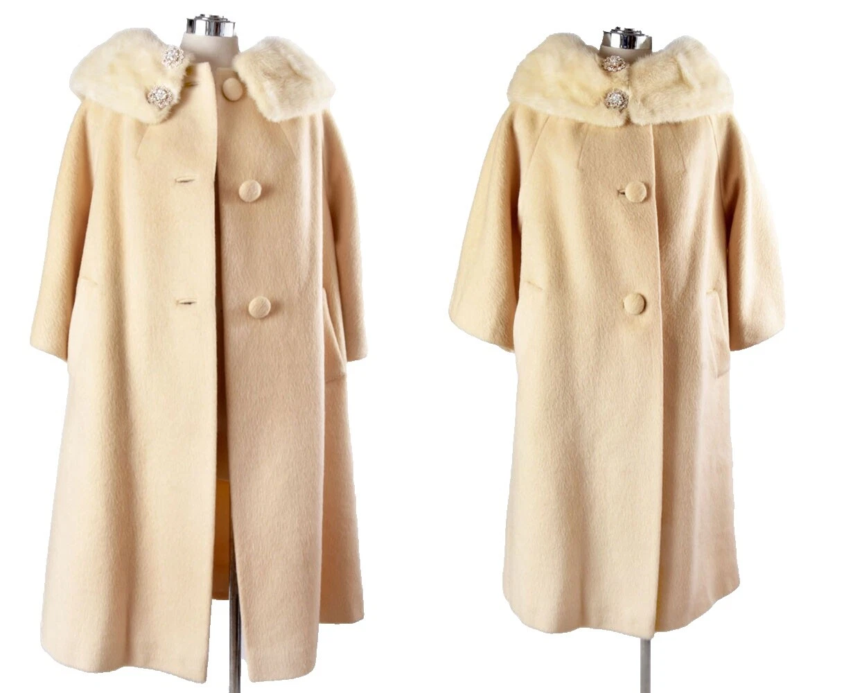 Mink 1950s 100% Wool Vintage Coats, Jackets & Vests for Women