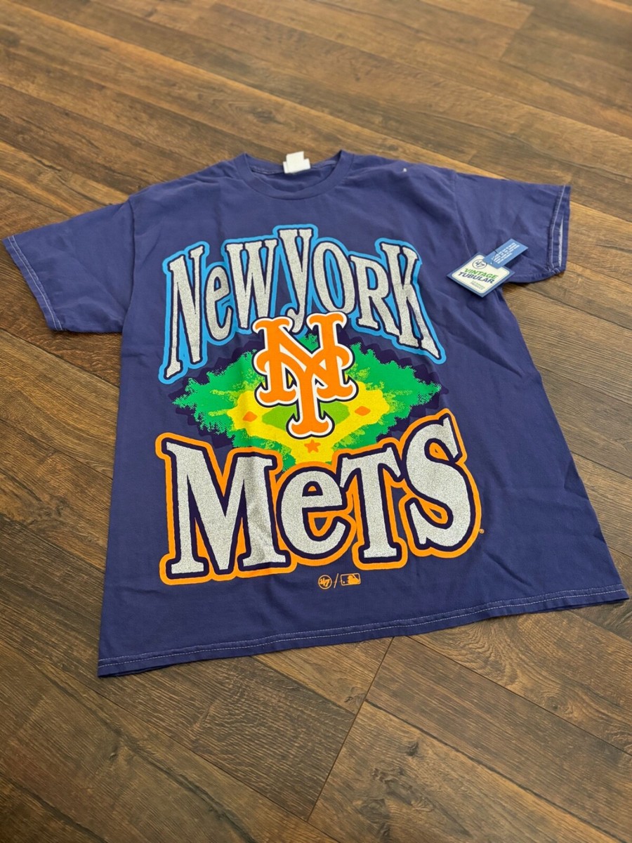 90s USA製 MLB New York Mets 優勝フォト 5分袖 XL Majestic New York Mets Johan Santana #57 MLB Pinstripe
