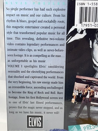 Elvis Presley VHS The Great Performances Volume 1 Center Stage Music Sealed New - Imagen 12 de 12