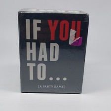 If You Had To A Party Game For Adults Complete Would You Rather Card Game