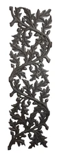 Cast Iron Wall Decor, Ornate Garden Gate Panels, Decorative Metal Art, Unpainted