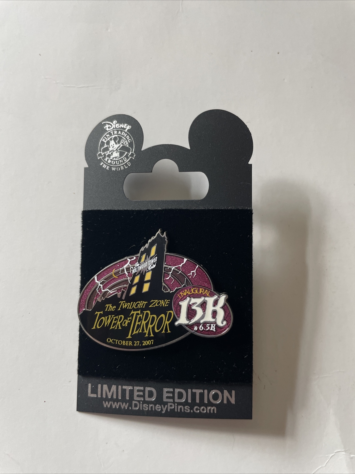 Disney Pin Twilight Zone Tower of Terror 13K 6.5K 2007 Limited Edition LE 1500