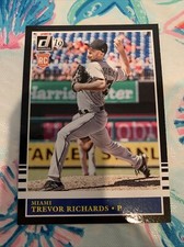Panini Donruss 2019 Baseball Card #201 Trevor Richards RC 1985 Retro Card