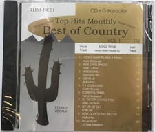 Top Hits Monthly Best Of Country Volume 1 CD G Karaoke