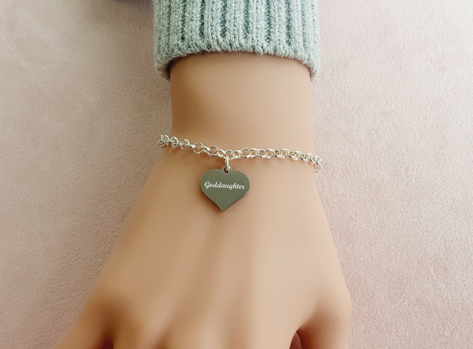 Charmed Schmuck Patentochter Geschenke personalisiertes Armband für Mädchen & Frauen