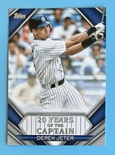 Derek Jeter 2020 Topps 20 Years of The Captain #YOC-99 New York Yankees