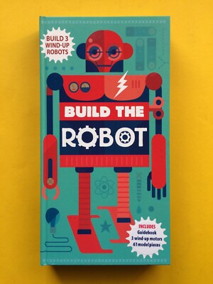 How to BUILD it THE ROBOT Buch SPIEL Wind Up MODEL Roboter OVP Set US Neu BOX 80