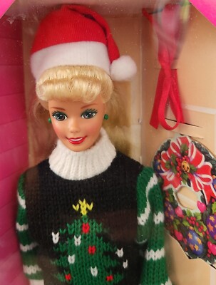 1996 Vintage Mattel~~HOLIDAY SEASON BARBIE~~ Grocery Special