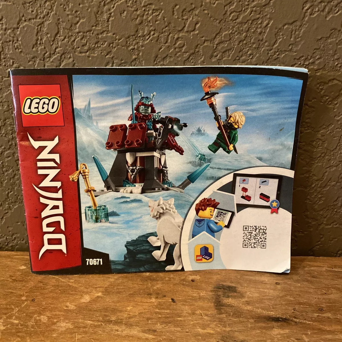 Lego Ninjago Lloyf s Journey Instruction Manual Booklet Only 70671