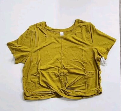 CORE IO TOP Dark mustard yellow sleeveless  Top . Size 1X