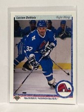 #363 Lucien Deblois Quebec Nordiques 90-91 Upper Deck Hockey Card
