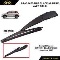 Partsline Heckwischerarm Mit Wischerblatt & Abdeckung FüR CitroËN C3 Aircross II