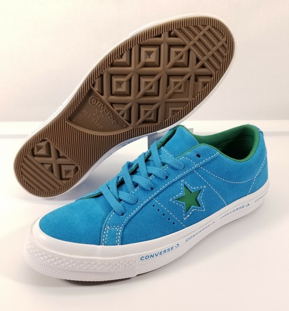 converse one star suede green