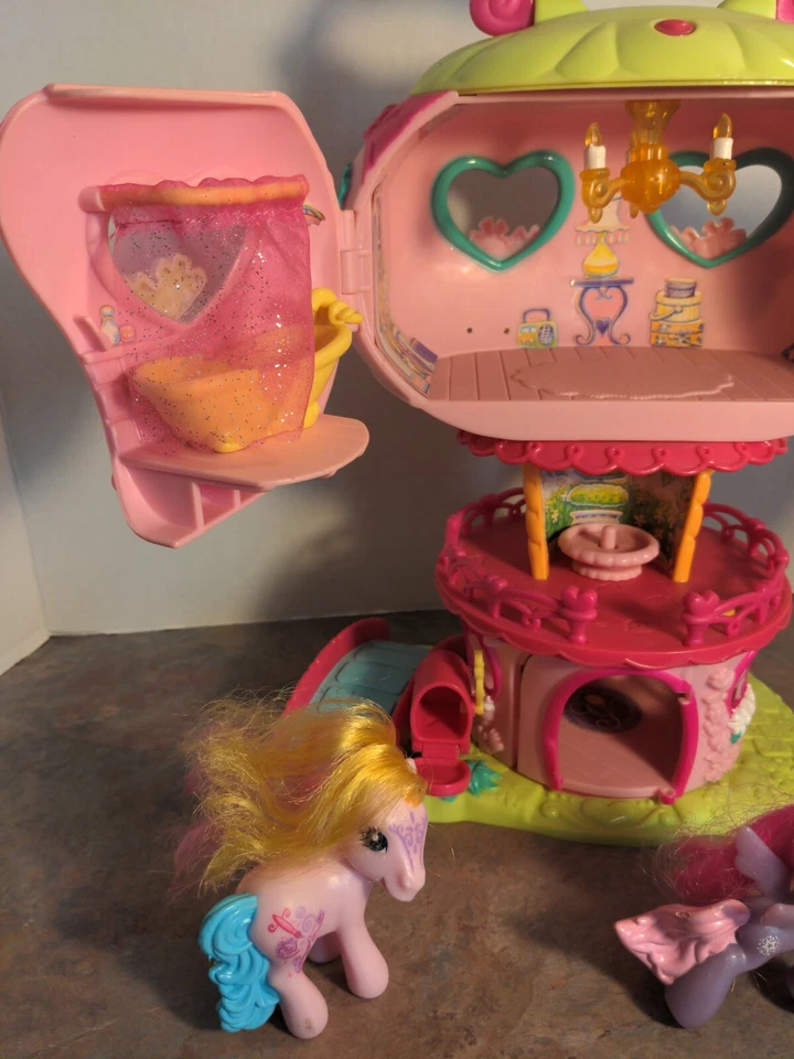 My little pony Shop 2006 House Rare bathtub chandelier lights 3 little Ponies  - Image 2 of 4