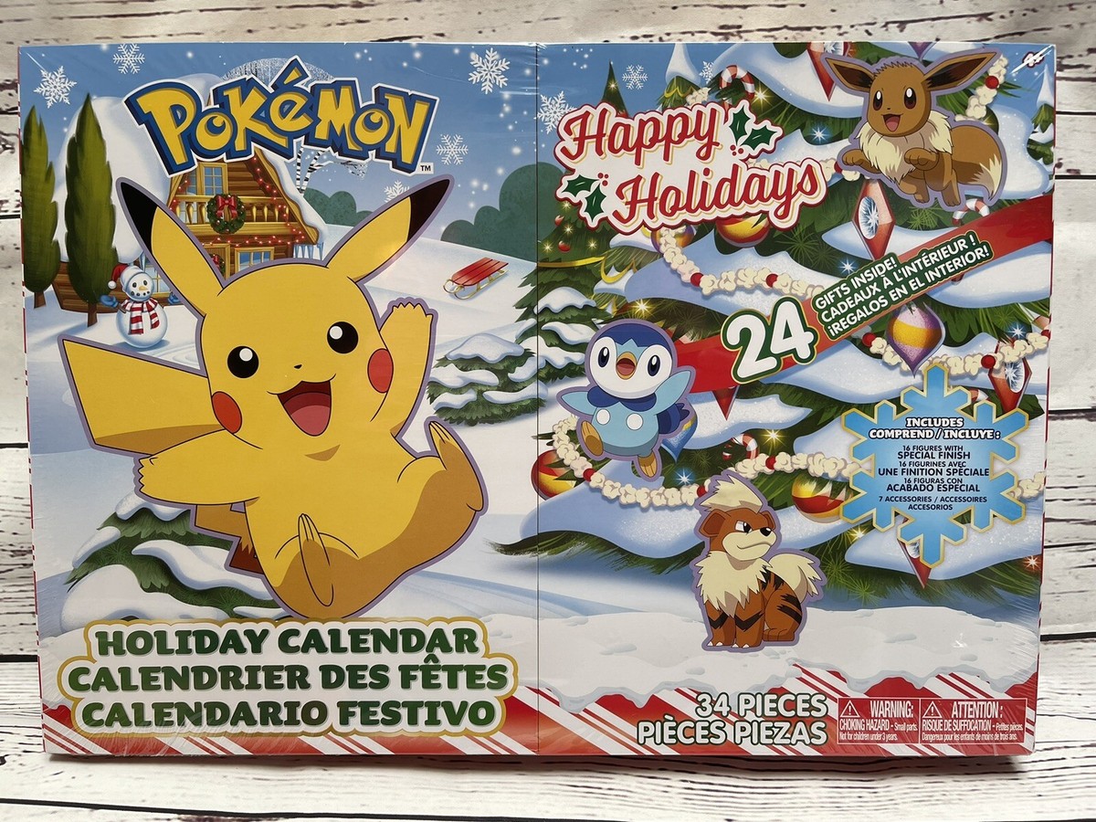 Calendrier Trail Running Calendar Pokemon 2022 Holiday Advent