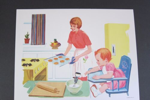 David C Cook Pubblica Immagini Didattiche Aiutanti Casa e Comunità 1964 12 pz - Foto 5 di 12