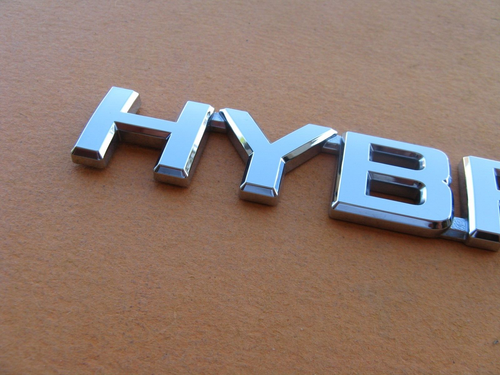 20 21 22 23 TOYOTA VENZA HYBRID LEFT FENDER EMBLEM LOGO BADGE SYMBOL SIGN A43477 - Picture 2 of 4