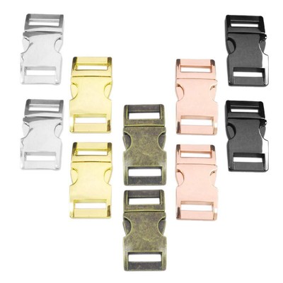 10 Pack Metal 5/8''15mm Side Release Buckle for Paracord Bracelets Pets Collar...