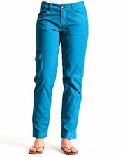 NWT FRESH PRODUCE Seaport Blue Stretch Broadcloth "SAFARI Ankle Pants" S M L 89