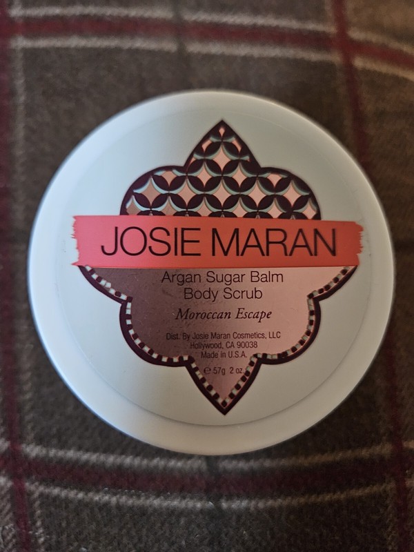Josie Maran Moroccan Escape Argan Oil Sugar Balm Body Scrub ~  2 oz Travel NEW