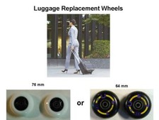 Replacement Luggage Inline Skate Wheels 1 Pair 