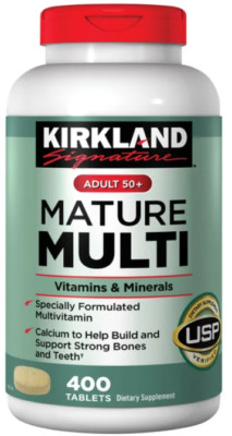 Kirkland 50+ Multivitamin & Mineralien   400 Tabletten für Erwachsene
