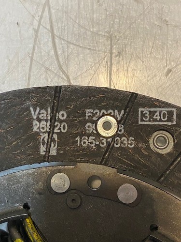 Valeo Sachs Clutch 53008259AB, 165-31035, 10232276, 29mm Bore 10-1/4" Dia. - Picture 4 of 10