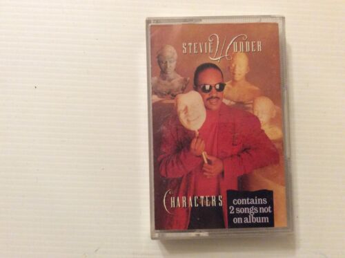 STEVIE WONDER  Characters Vintage TAPE CASSETTE  Tested Plays Steampunk Shed - Picture 1 of 5