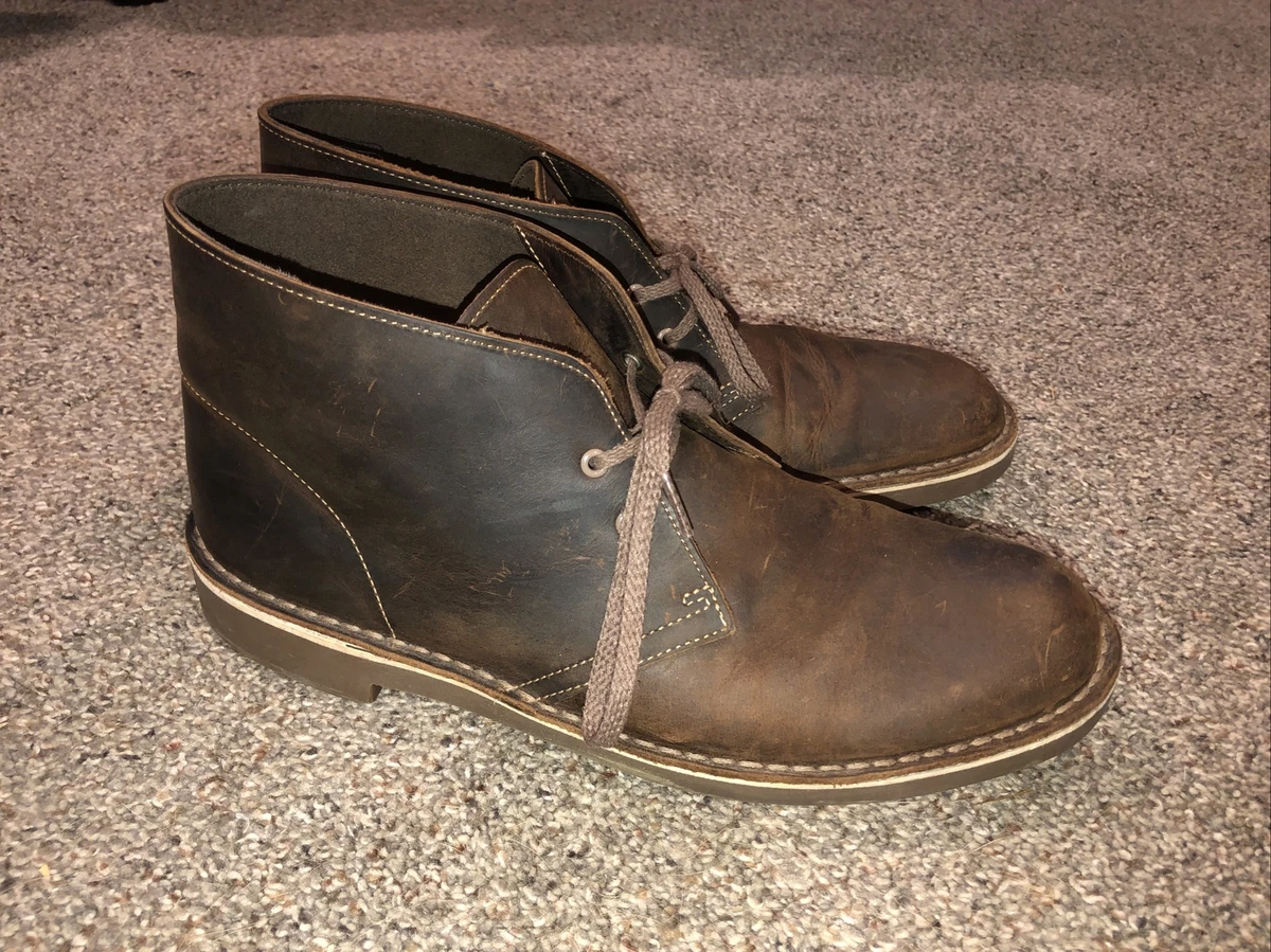 Clarks Desert Boots 2.0 Brown beeswax Chukka Mens 9.5 M | eBay