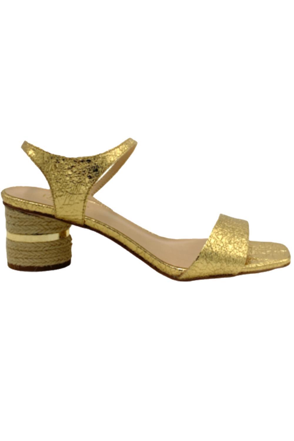Franco Sarto Suede or Metallic Heeled Sandals Melody Gold | eBay