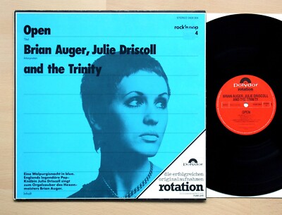 Brian Auger, Julie Driscoll & The Trinity - Open 1976 LP German Polydor Mint