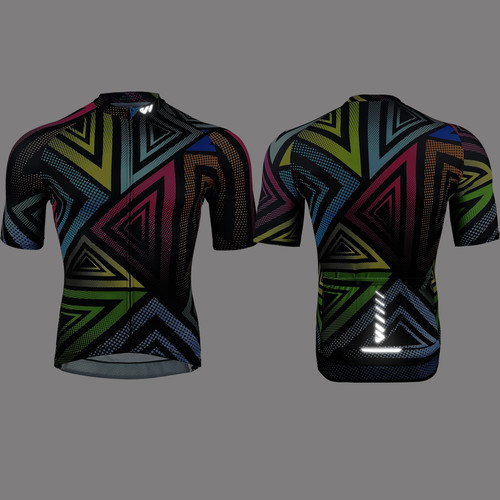 Wulibike Mens Cycling Jersey Short Sleeve Summer Bike Bicycle Shirts Quick Dry - Foto 22 di 53