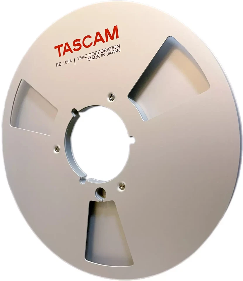 1 carrete a carrete de cinta plateado TASCAM 10,5"" 1/4 de metal ligero de aluminio RE-1400 Foto 3 de 4