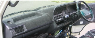 BLACK DASH MAT, DASHMAT,DASHBOARD COVER FIT  TOYOTA HIACE  1991 - 2004, RHD