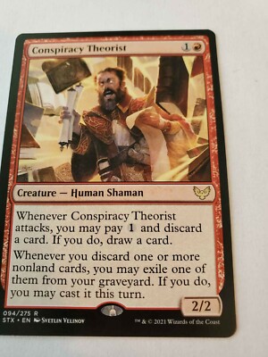 conspiracy theorist mtg card Conspiracy Theorist Foil - STX main image 1
