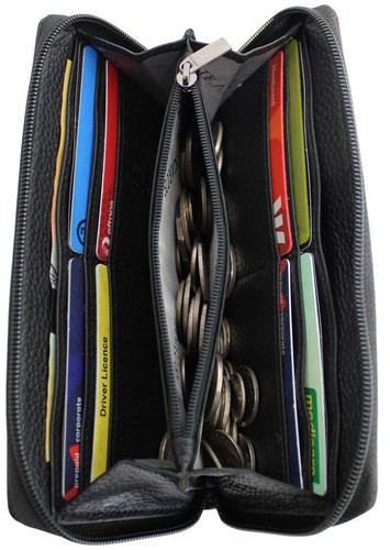 Quality Full Grain Genuine Leather Purse. 7009 - Picture 8 of 49