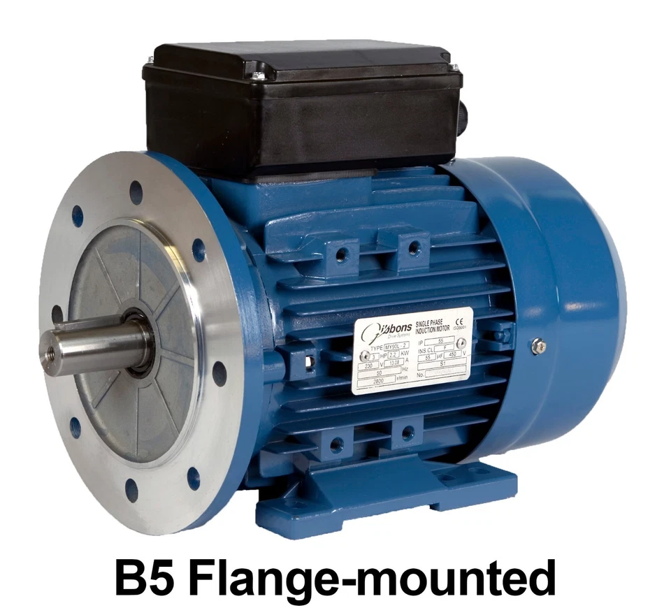 Three-phase squirrel cage electric motor 0.75 kW 4 pole 1500 rpm 50 Hz 400V - Image 2 of 4