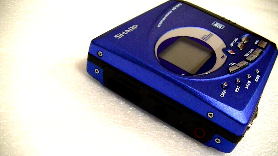 Restored VINTAGE SHARP MINIDISC WALKMAN PLAYER RECORDER MD-SR70, Works very well - Image 4 of 4